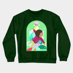 niño soñando Crewneck Sweatshirt